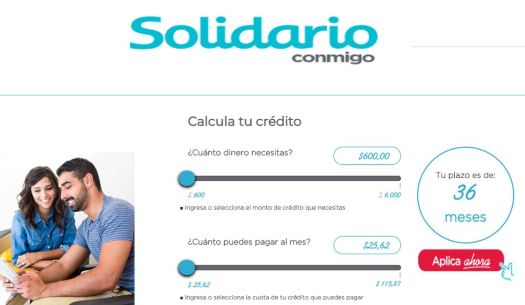 ¿Cómo solicitar un crédito personal por internet en el Banco Solidario?